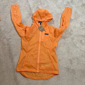 NEW NEW Patagonia Houdini Jacket Womens Small Orange FullZip VIVID APRICOT